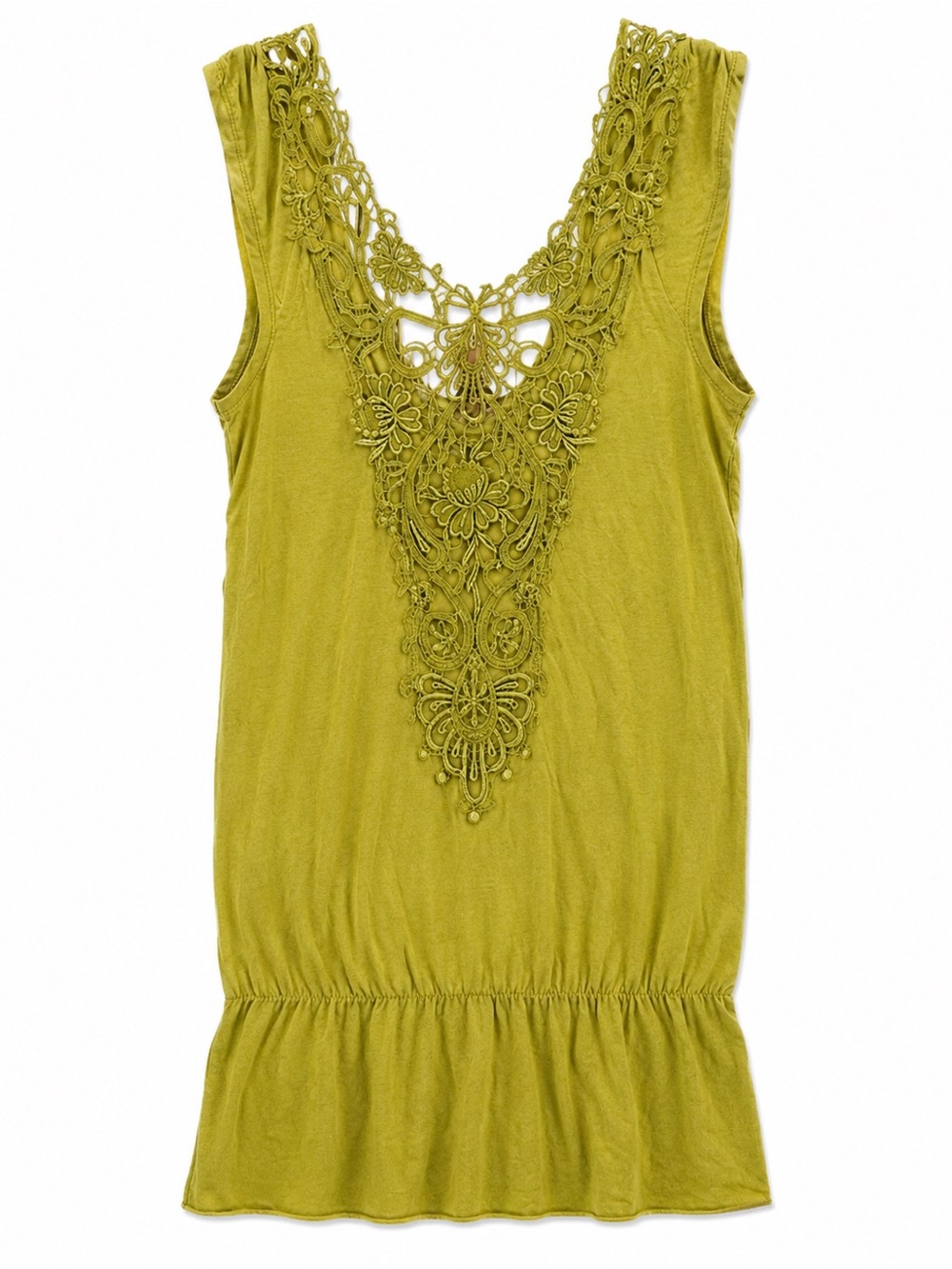 Free People Lacey Lime Summer top